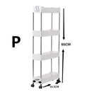 Organizador Móvel Com 4 Prateleiras