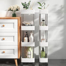 Organizador Móvel Com 4 Prateleiras