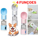 Garrafa portátil para Pet 4 em 1