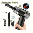 Aspirador e Soprador portátil 5 em 1