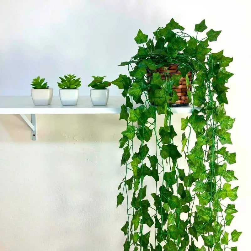 Arranjo Hera Artificial com Vaso Trançado