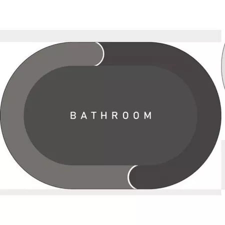 Tapete Banheiro Antiderrapante Absorvente de Secagem Rápida