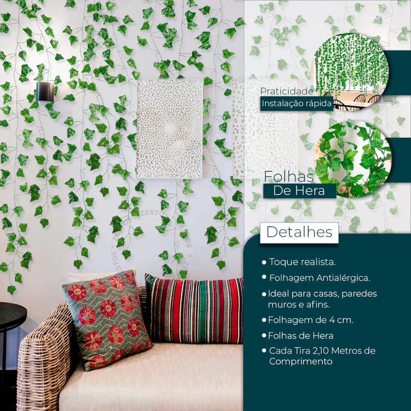 Hera Artificial Trepadeira Pendente