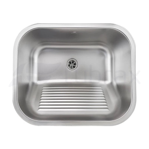 Tanque Inox para Lavanderia 55x45 cm com Válvula – Tubrax