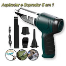 Aspirador e Soprador portátil 5 em 1
