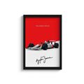 Quadro Carro Mclaren Mp4/2 F1 Ayrton Senna C/ Moldura